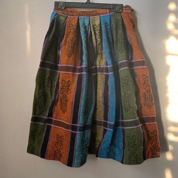 🌸Patterned  Flared Skirt🌸 - Picture 3 of 6